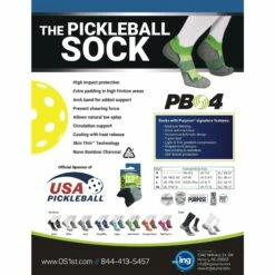 OS1st Pickleball No Show Socks -Fashion Comprehensive 0001
