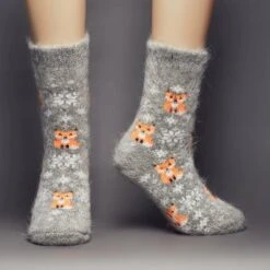 Siberia Spirit Frisky Foxes Crew Socks