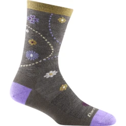 Darn Tough Womens Garden Crew Lightweight Lifestyle Socks -Fashion Comprehensive 1610 Morel