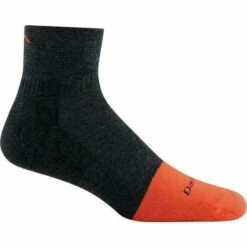 Darn Tough Mens Steely Quarter Midweight Work Socks