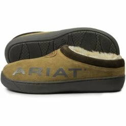 Ariat Mens Suede Clog W/ Ariat Logo Slipper