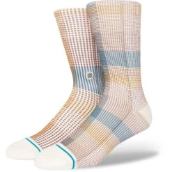 Stance Tartan Casual Crew Socks