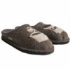 Haflinger Coffee Wool Slipper