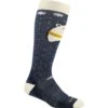 Darn Tough Kids Polar Bear Over-The-Calf Midweight Ski & Snowboard Socks