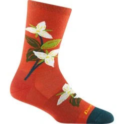 Darn Tough Womens Blossom Crew Lightweight Lifestyle Socks -Fashion Comprehensive 6104 Tomato 4000x4761 47bdf5a4 b9ec 4955 abd2 39d01a0dc62f