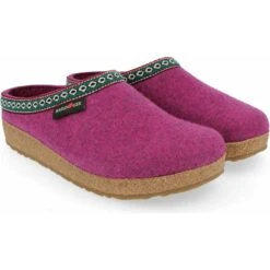 Haflinger GZ Classic Grizzly Wool Clog -Fashion Comprehensive 711001101