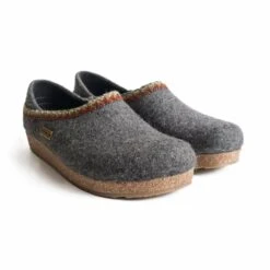 Haflinger Womens GZH Zig Zag Wool Clog 5 Haflinger Womens GZH Zig Zag Wool Clog -Fashion Comprehensive 714007 04