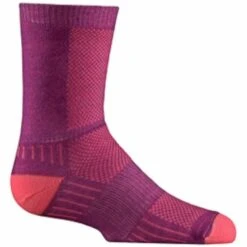 Wrightsock Kids Double-Layer Coolmesh II Lightweight Crew Socks -Fashion Comprehensive 806 Kids Crew PlumPink e3479da8 7bd0 4314 91b2 7b45c1033505