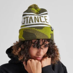 Stance OG Pom Beanie -Fashion Comprehensive A262D21OG CAM ALT 02