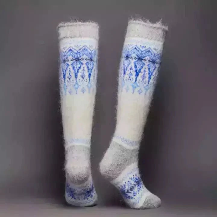 Siberia Spirit Enchanted Icicles Under-the-Knee Socks 2 Siberia Spirit Enchanted Icicles Under-the-Knee Socks - Image 2