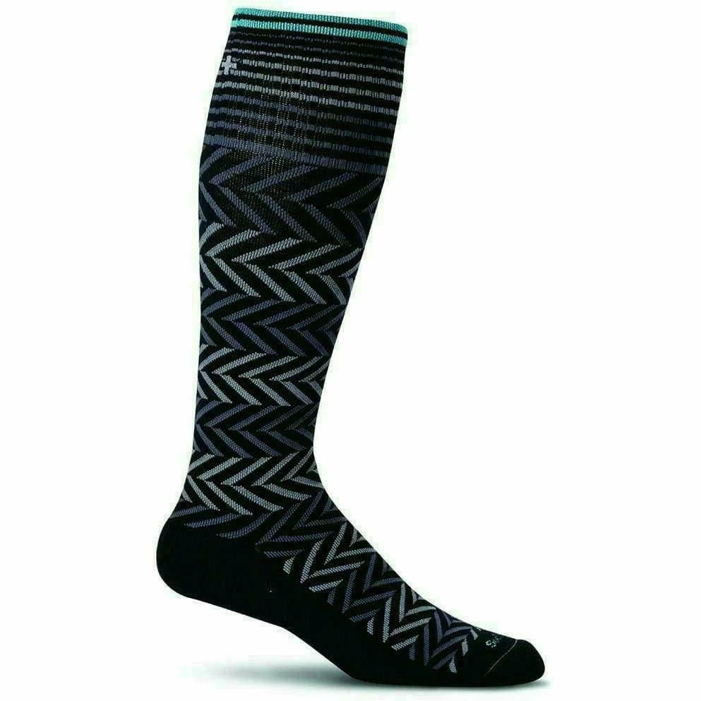 Sockwell Womens Chevron Moderate Compression Knee-High Socks 3 Sockwell Womens Chevron Moderate Compression Knee-High Socks - Image 3