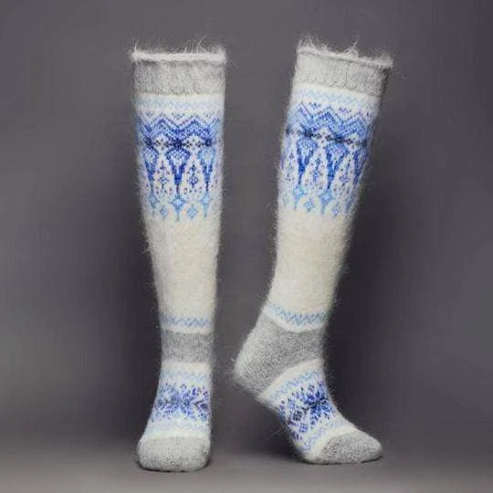 Siberia Spirit Enchanted Icicles Under-the-Knee Socks 1 Siberia Spirit Enchanted Icicles Under-the-Knee Socks