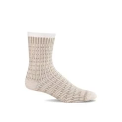 Sockwell Womens Baby Cable Essential Comfort Crew Socks -Fashion Comprehensive LD178W BabyCable Barley040 WEB