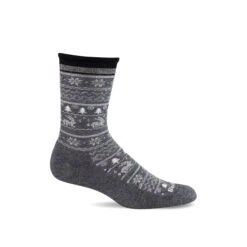 Sockwell Womens Folksy Fairisle Essential Comfort Crew Socks 7 Sockwell Womens Folksy Fairisle Essential Comfort Crew Socks -Fashion Comprehensive LD220W FolksyFairisle Charcoal850 WEB