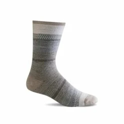 Sockwell Womens Jasmin Essential Comfort Crew Socks -Fashion Comprehensive LD23W Jasmin Putty 080 Web