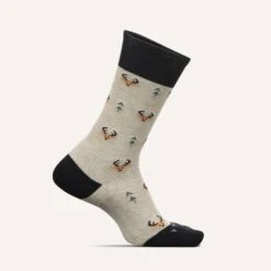 Feetures Everyday Mens Buck Forest Cushion Crew Socks