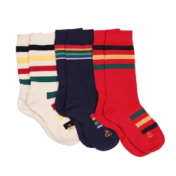 Pendleton Kids National Park Striped Crew Socks