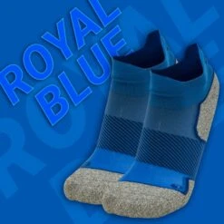 OS1st Pickleball No Show Socks -Fashion Comprehensive RoyalBlue ColorCallOut