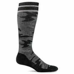 Sockwell Womens Camo Twill Moderate Compression Knee-High Socks 5 Sockwell Womens Camo Twill Moderate Compression Knee-High Socks -Fashion Comprehensive SW129W CamoTwill Black900 WEB