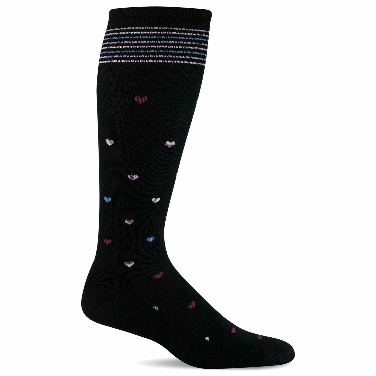 Sockwell Womens Full Heart Moderate Compression Knee-High Socks 2 Sockwell Womens Full Heart Moderate Compression Knee-High Socks - Image 2
