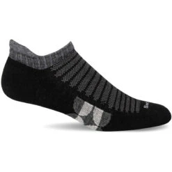 Sockwell Womens Spin Moderate Compression Micro Socks -Fashion Comprehensive SW151W SpinMicro Black900 WEB