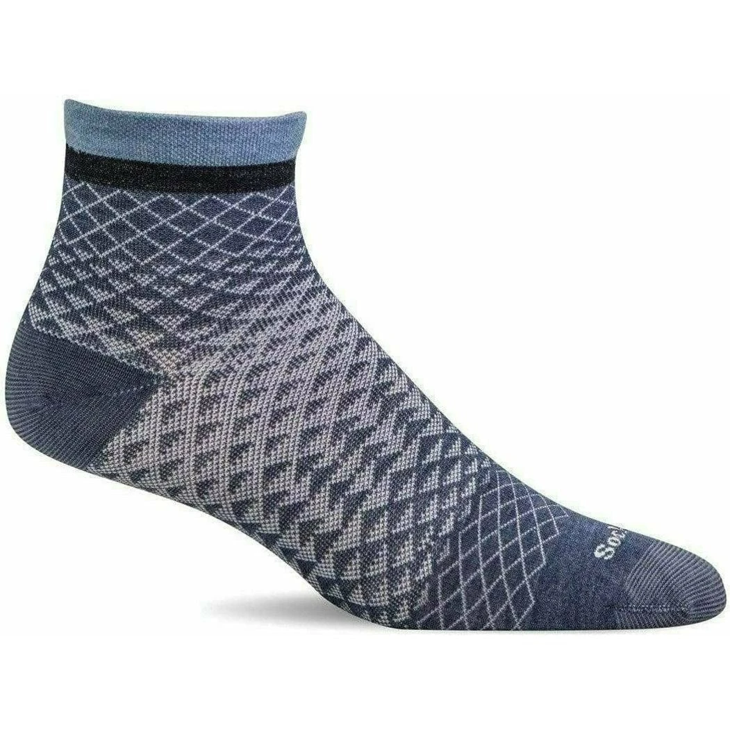 Sockwell Womens Plantar Ease Firm Compression Quarter II Socks 1 Sockwell Womens Plantar Ease Firm Compression Quarter II Socks