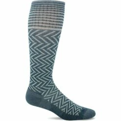 Sockwell Womens Chevron Moderate Compression Knee-High Socks 24 Sockwell Womens Chevron Moderate Compression Knee-High Socks -Fashion Comprehensive SW7W 651