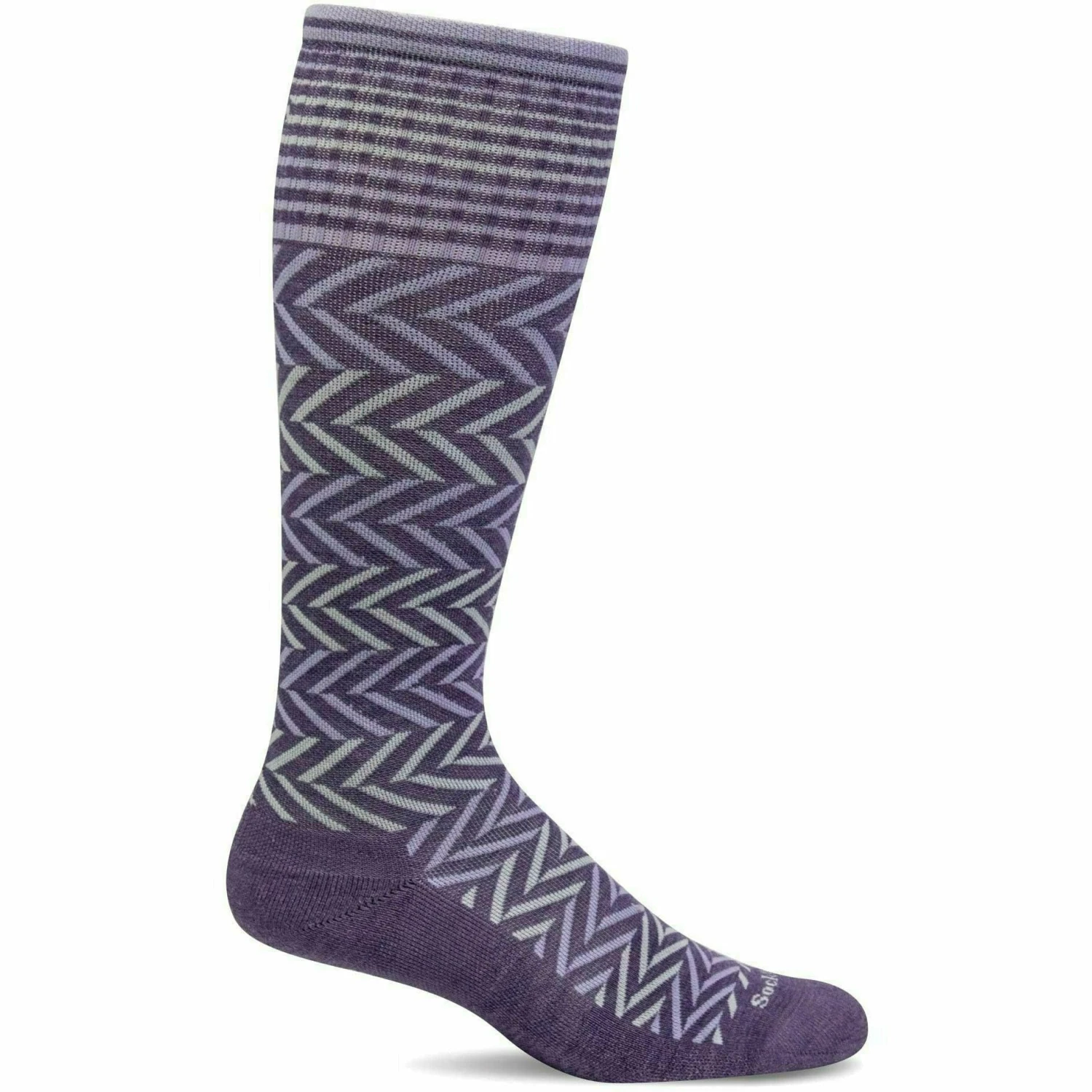 Sockwell Womens Chevron Moderate Compression Knee-High Socks 2 Sockwell Womens Chevron Moderate Compression Knee-High Socks - Image 2