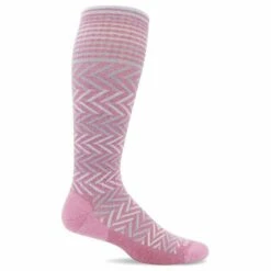 Sockwell Womens Chevron Moderate Compression Knee-High Socks 23 Sockwell Womens Chevron Moderate Compression Knee-High Socks -Fashion Comprehensive SW7W LOTUS