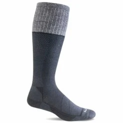 Sockwell Mens Elevate OTC Moderate Compression Socks -Fashion Comprehensive SW85M Elevate OTC Black 900 Web