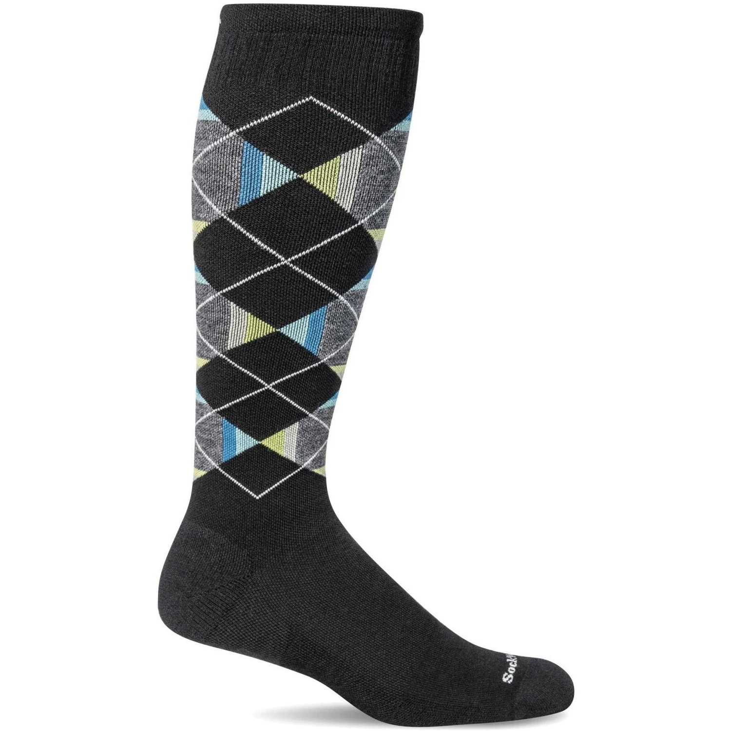Sockwell Mens Prism Argyle Moderate Compression OTC Socks 3 Sockwell Mens Prism Argyle Moderate Compression OTC Socks - Image 3