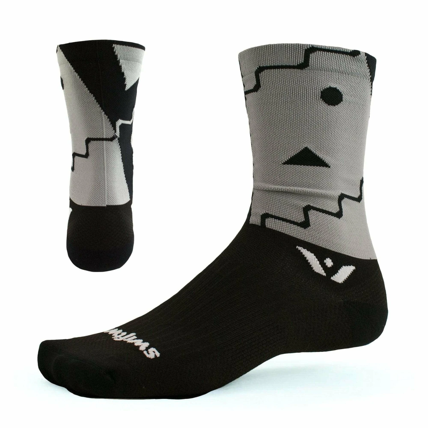 Swiftwick Vision Six Abstract Crew Socks 2 Swiftwick Vision Six Abstract Crew Socks - Image 2