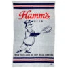 Faribault Mill Hamm's Beer Baseball Bear Wool Throw