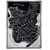 Faribault Mill Brooklyn Map Wool Throw