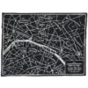 Faribault Mill Paris Map Wool Throw