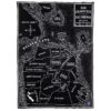 Faribault Mill San Francisco Map Wool Throw