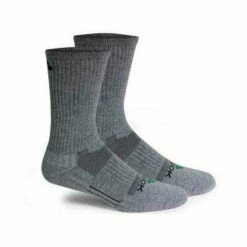 Fitsok CF2 Crew Cushion Socks -Fashion Comprehensive gray crew