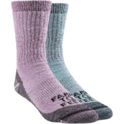 Farm To Feet Womens Boulder 2-Pair Full Cushion Hiking Socks