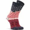 Fox River Womens Red Heel Monkey Flag Crew Socks