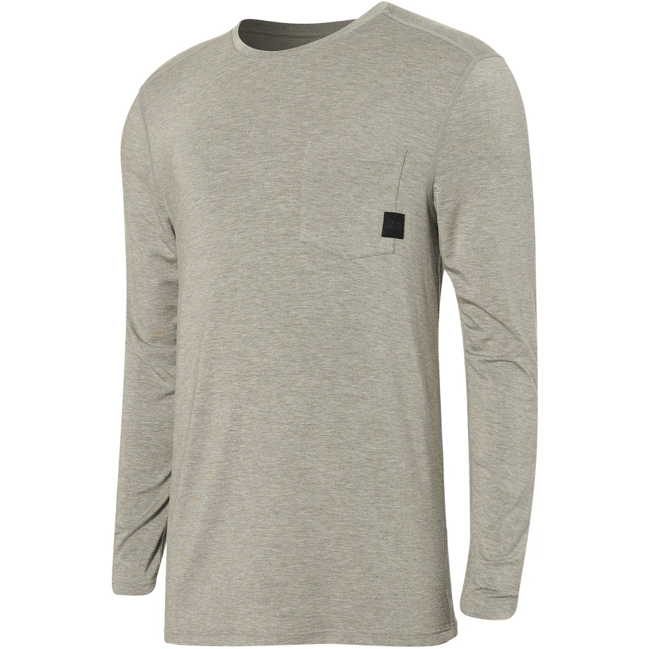 SAXX Mens Sleepwalker LS Pocket Tee Long Sleeve 1 SAXX Mens Sleepwalker LS Pocket Tee Long Sleeve