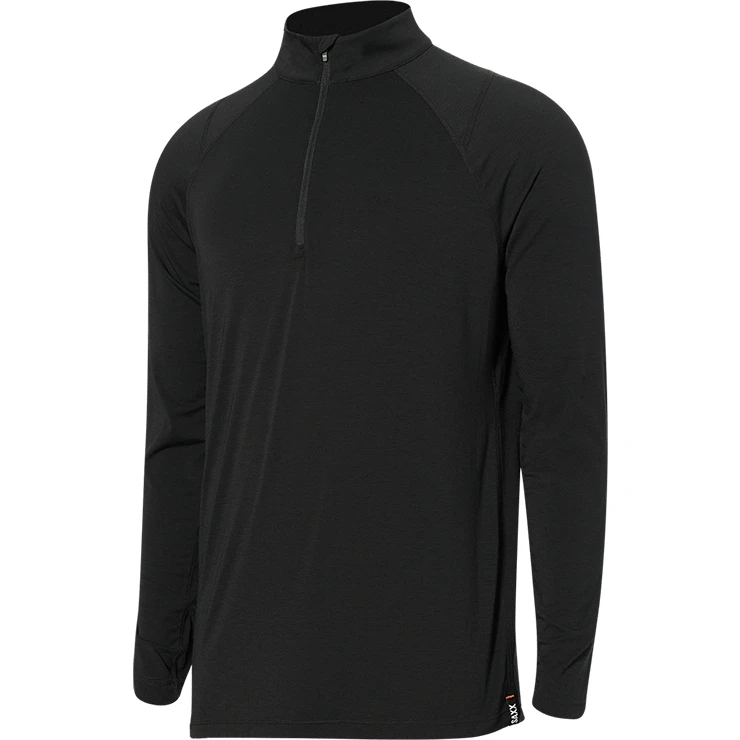 SAXX Mens Roast Master Mid-Weight Base Layer 1/2 Zip 1 SAXX Mens Roast Master Mid-Weight Base Layer 1/2 Zip